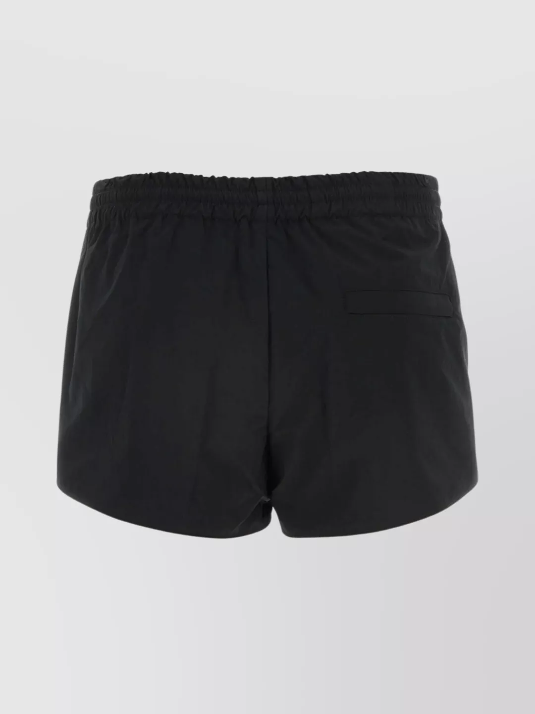 Shop Alexander Wang Elastic Waistband Polyester Blend Shorts
