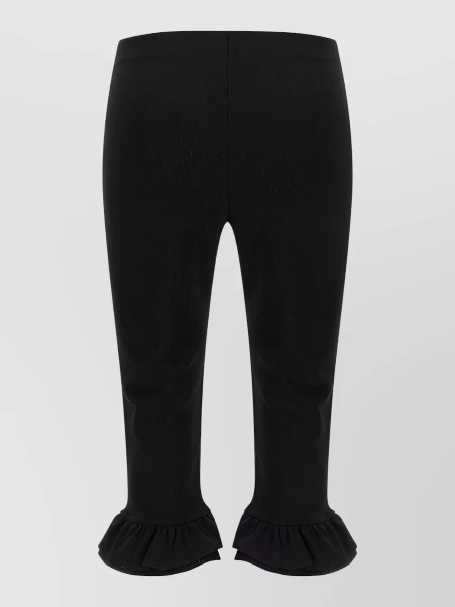 Jacquemus Ruffled Cropped Bermuda Shorts