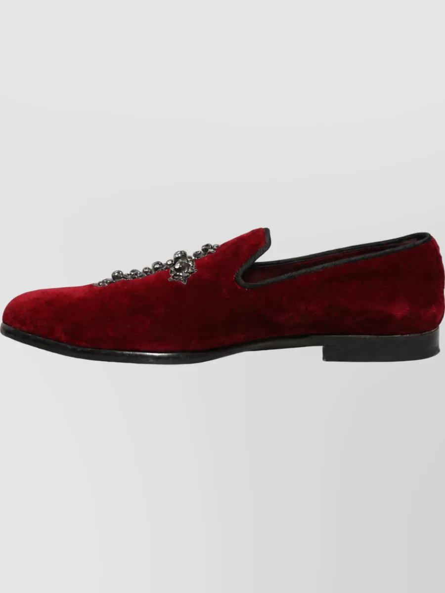 Dolce&Gabbana Leather Slip-On Loafers