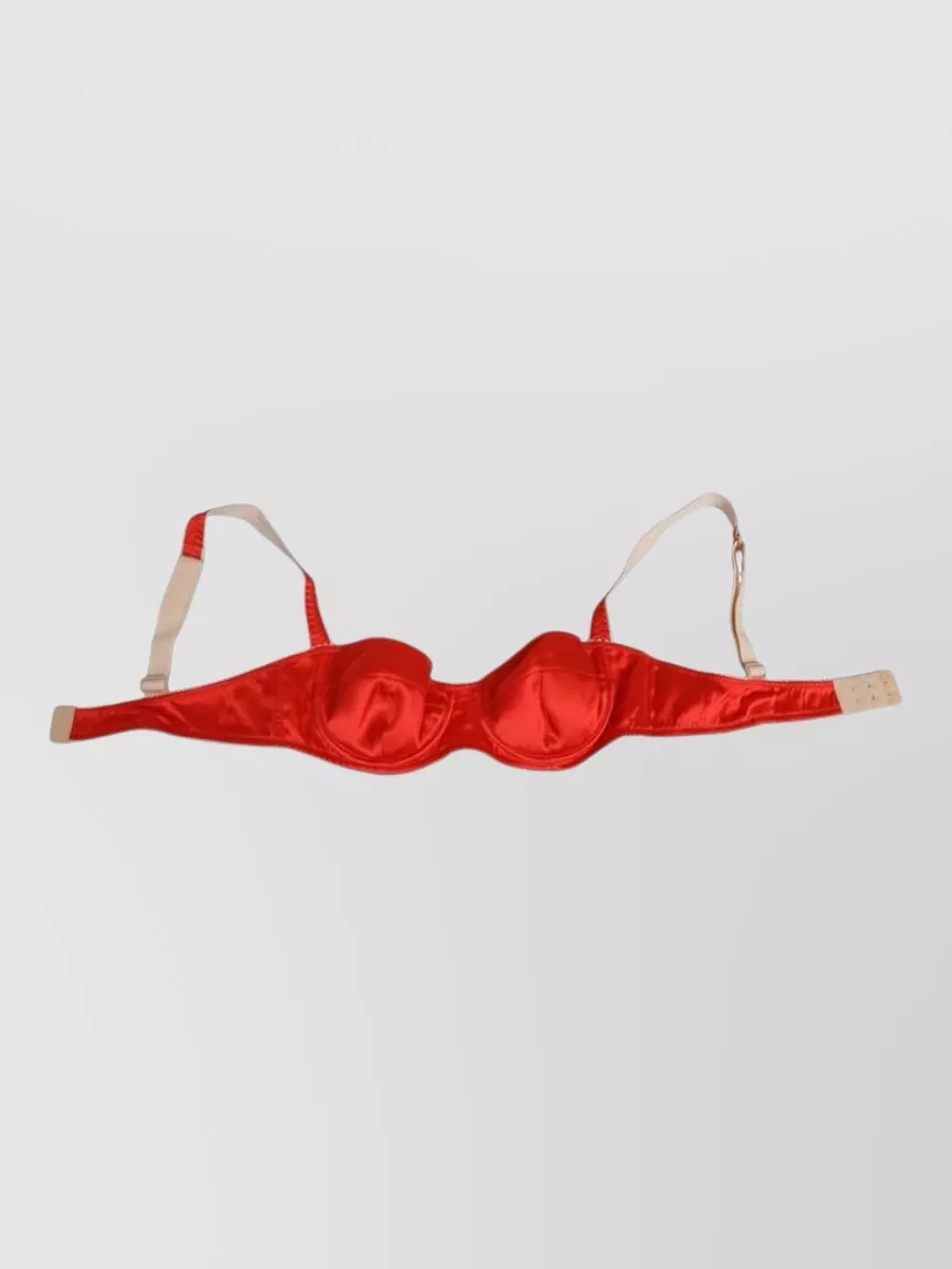 Dolce&Gabbana silk satin underwire bra