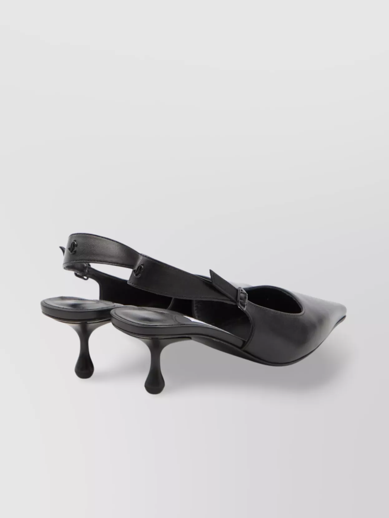 Jimmy Choo Nappa Leather Drop Heel Pumps In Black