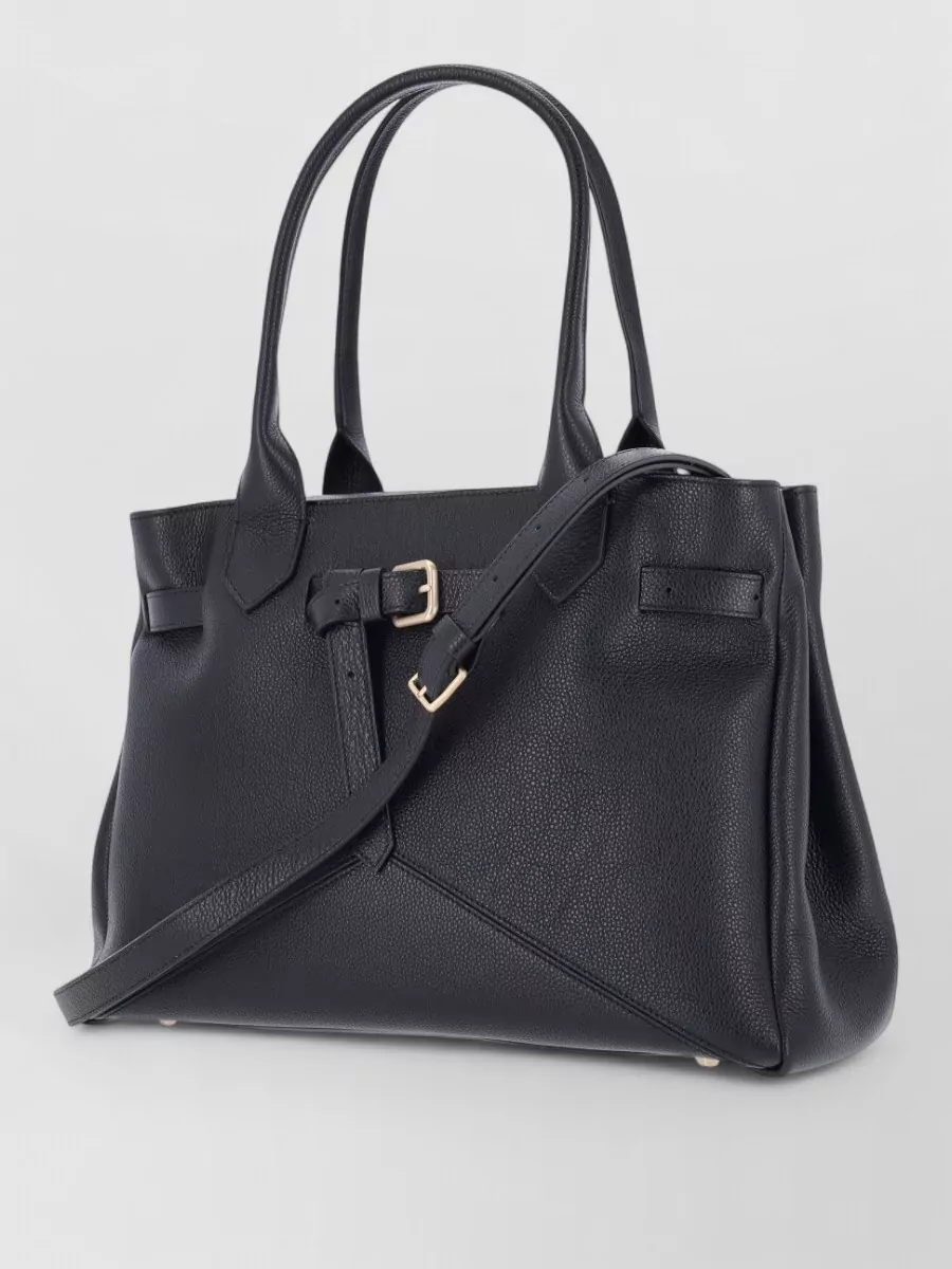 Ballantyne Tote Bag Structured Shape Detachable Strap Handles