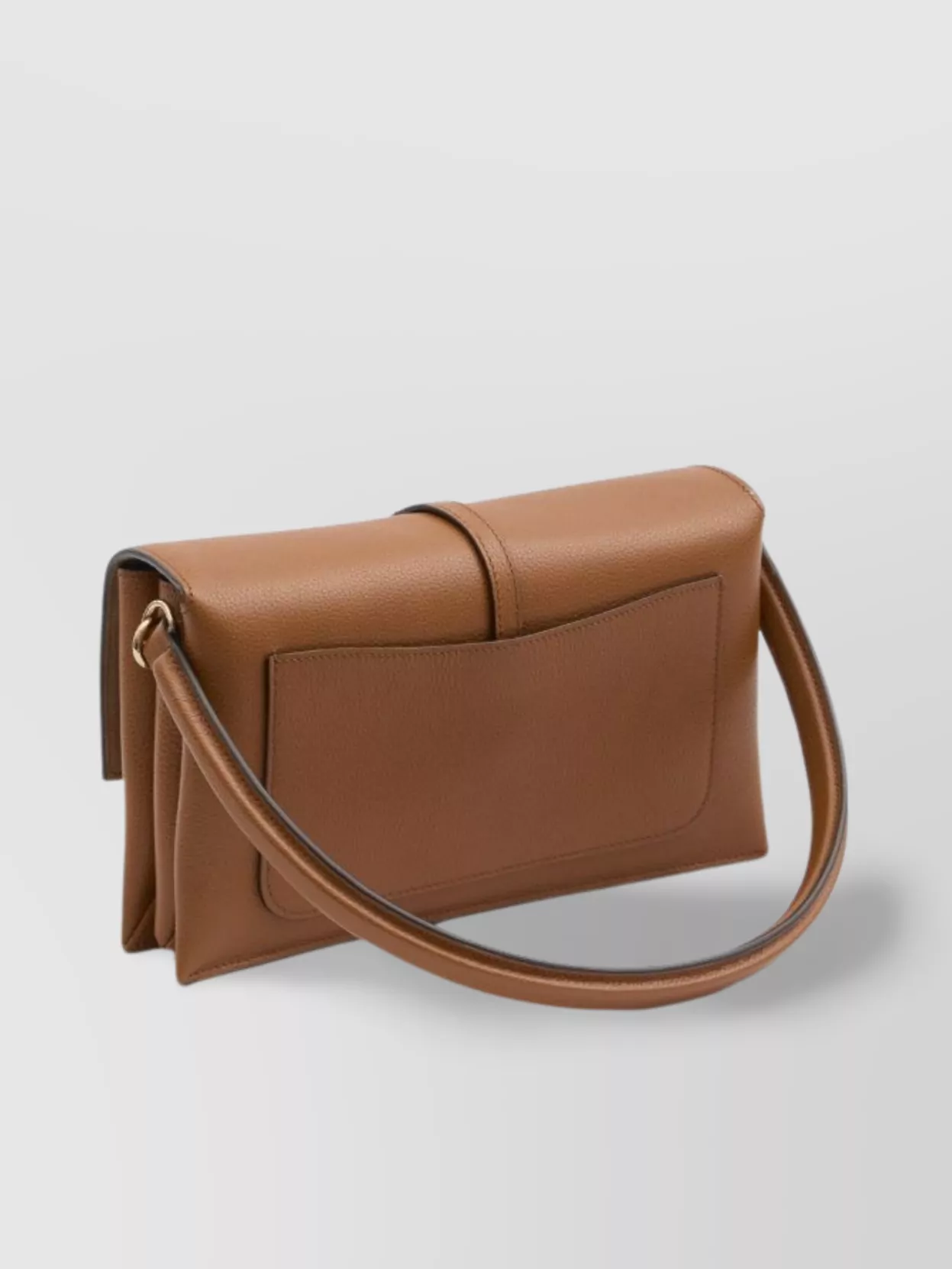 Tod's Leather Flap Bag With Adjustable Strap And Flat Pocket