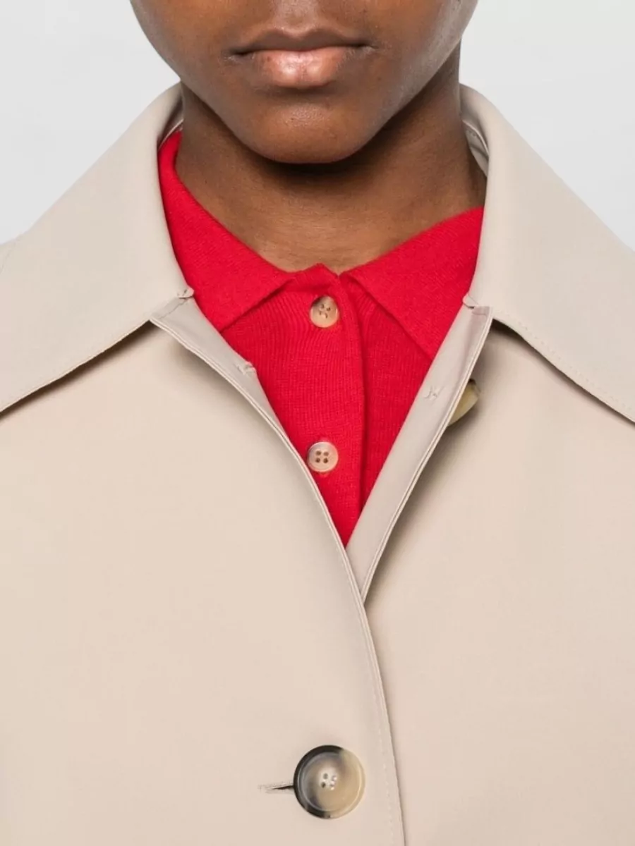 Harris Wharf London Nylon Jacket Collared Design Front Pockets