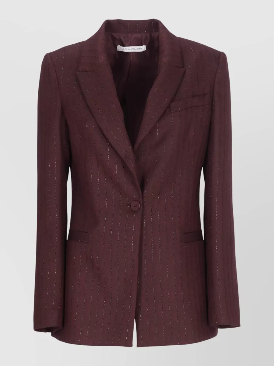 Mar De Margaritas Pinstripe Blazer