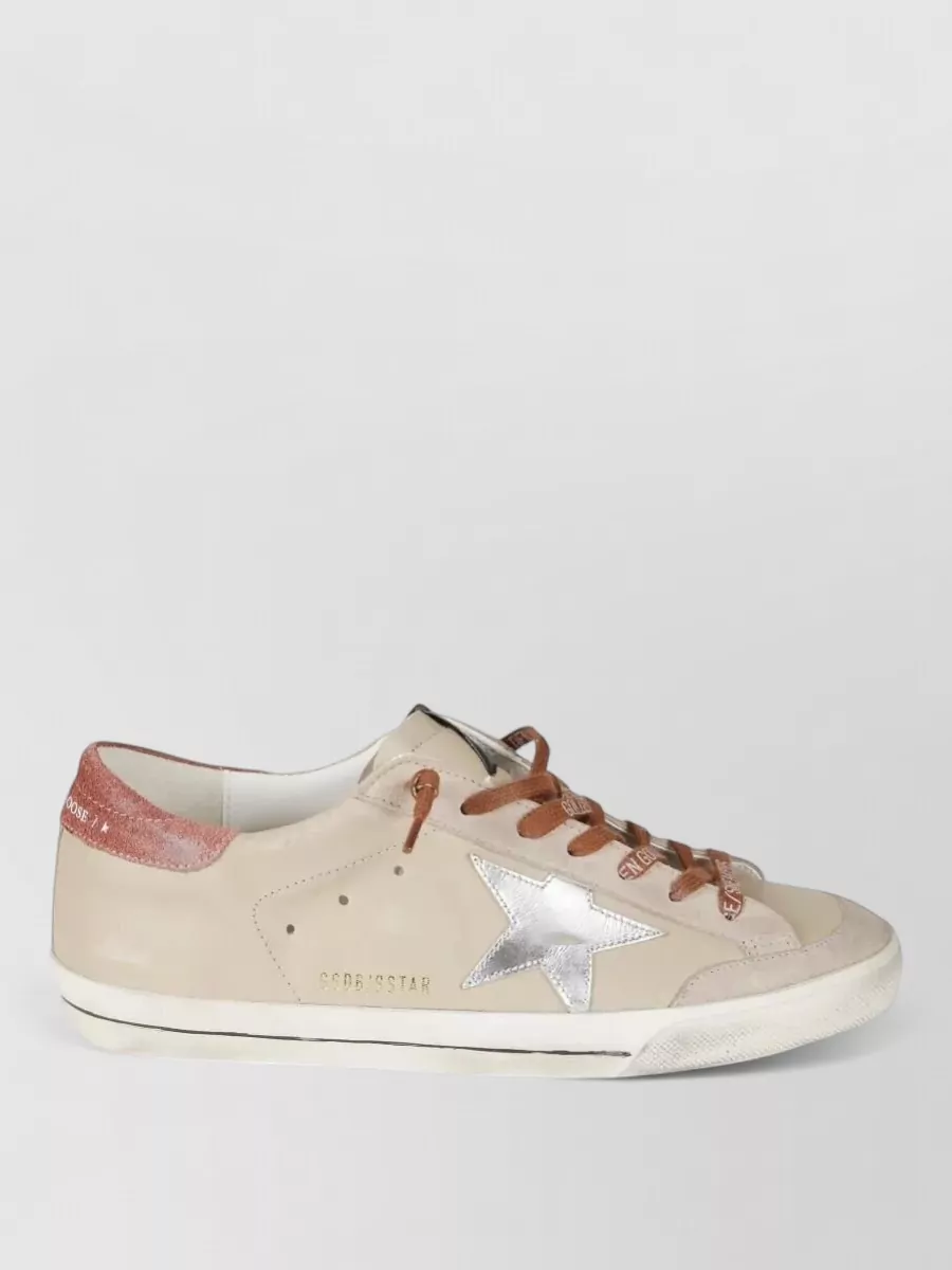 Golden Goose Leather Low-Top Sneakers