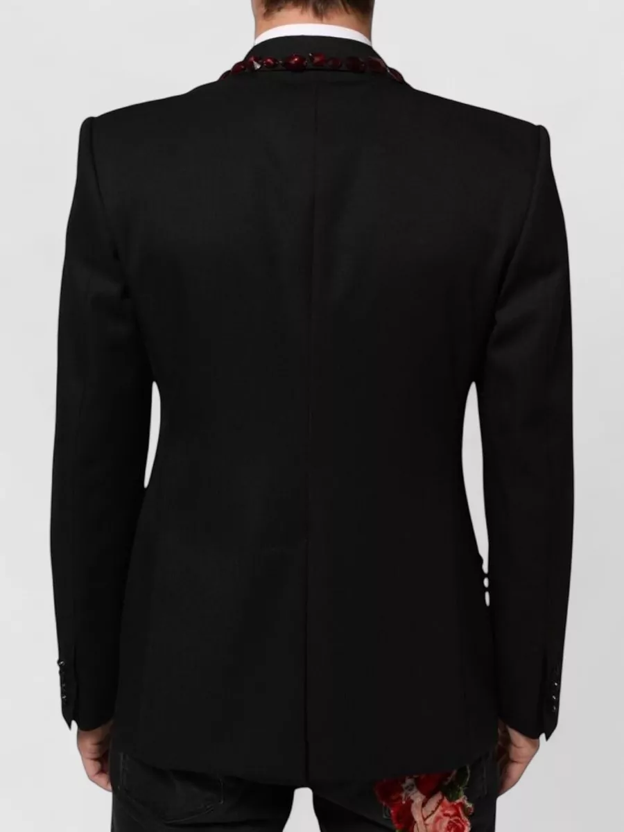 Dolce&Gabbana Crystal Embellished Blazer