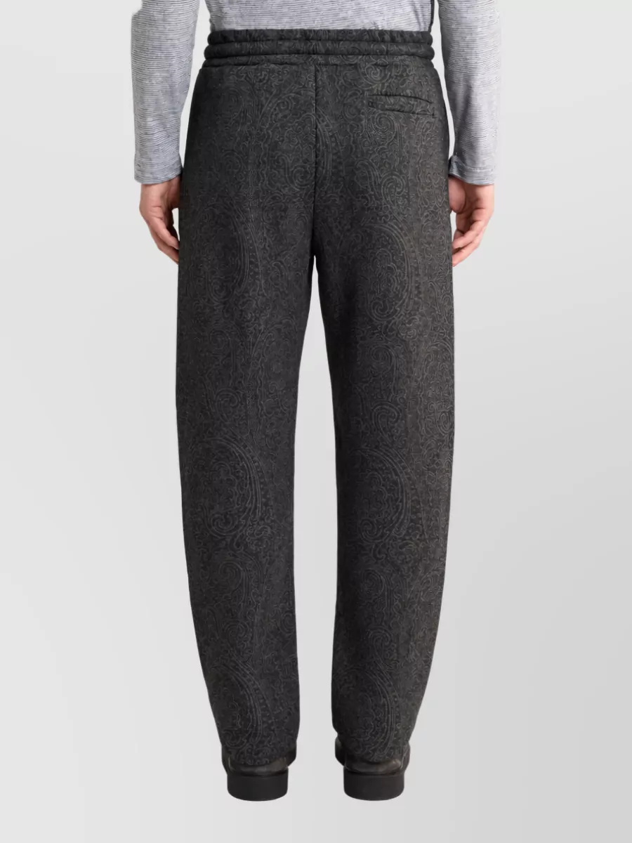 Etro Jacquard Straight-Leg Jogging Pants