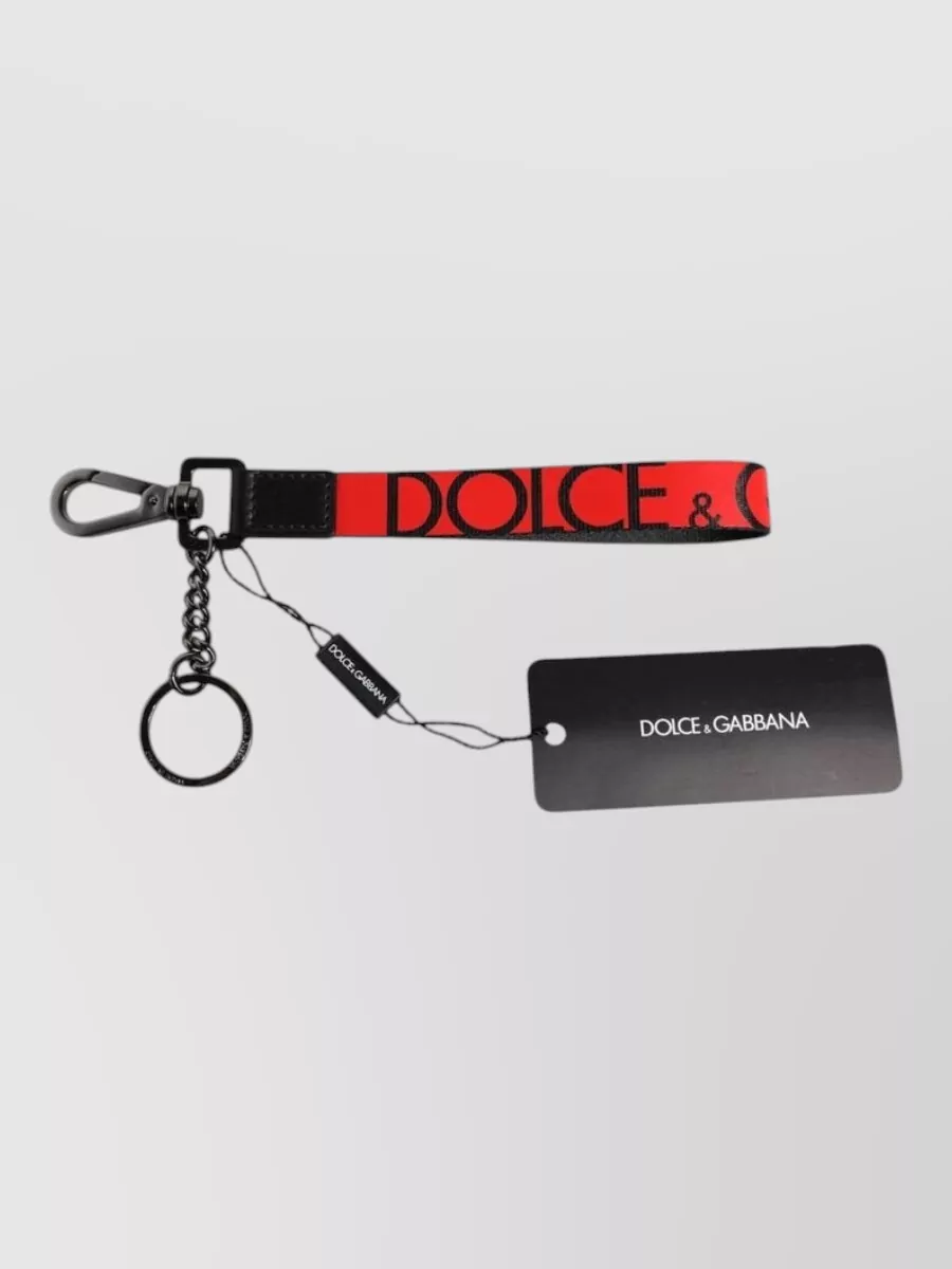 Dolce&Gabbana logo nylon keychain