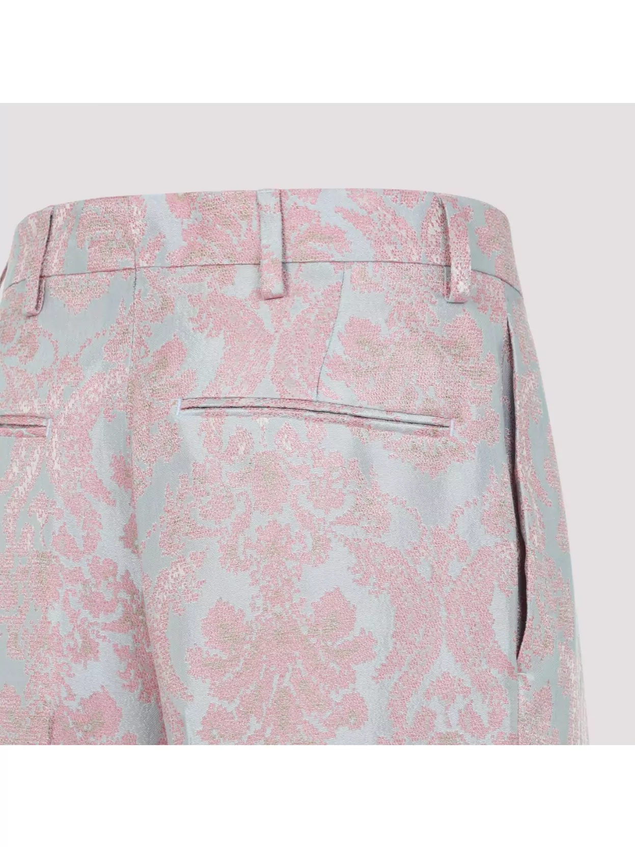 Dries Van Noten Tailored Trousers With Delicate Floral Pattern