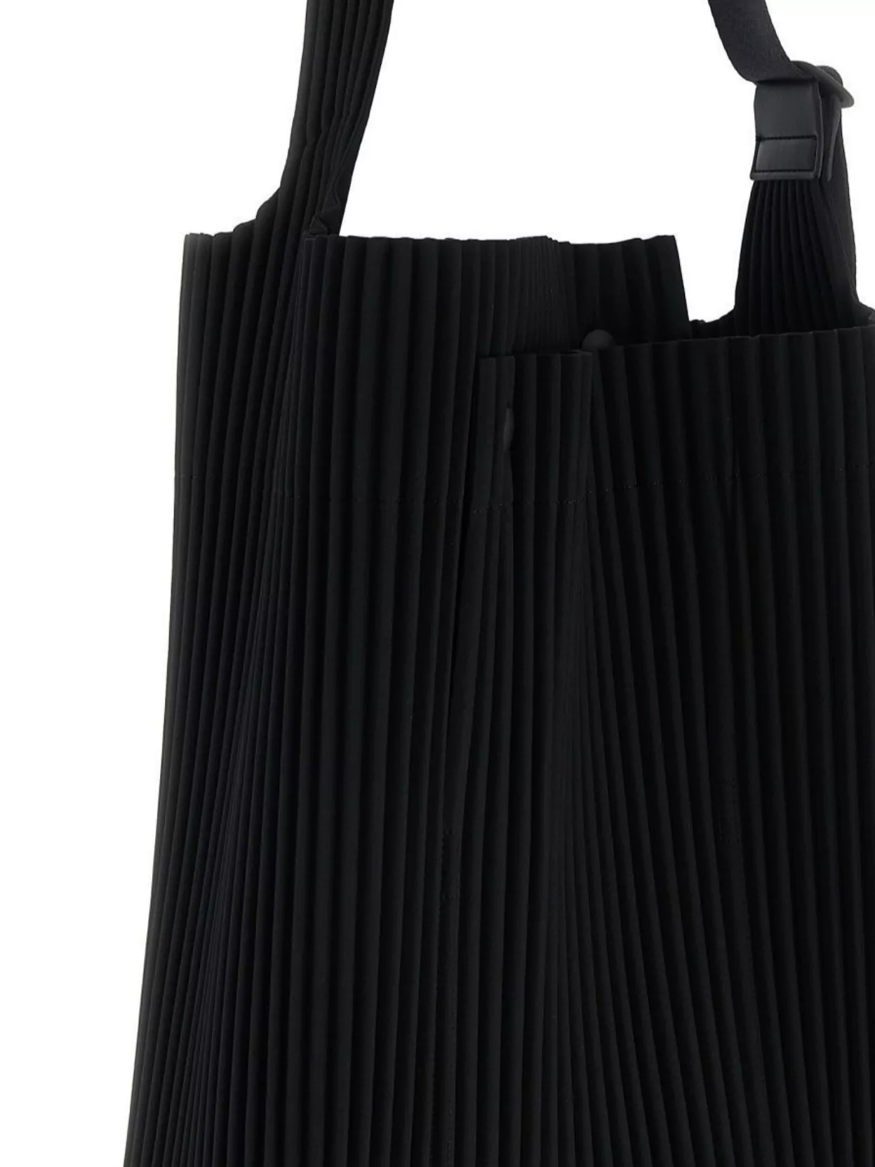Homme Plisse Issey Miyake Medium Shoulder Bag With Structured Pleated Design
