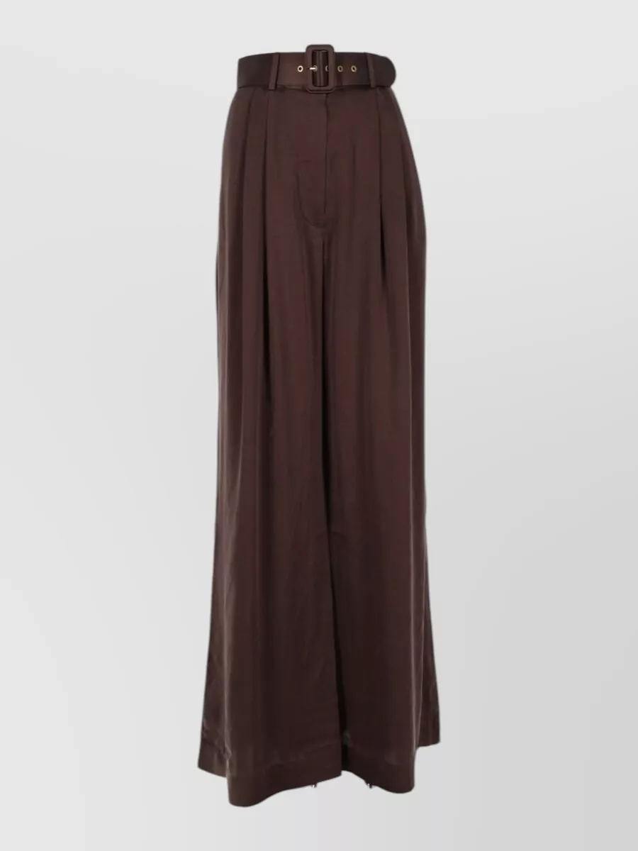 Zimmermann silk wide-leg trousers