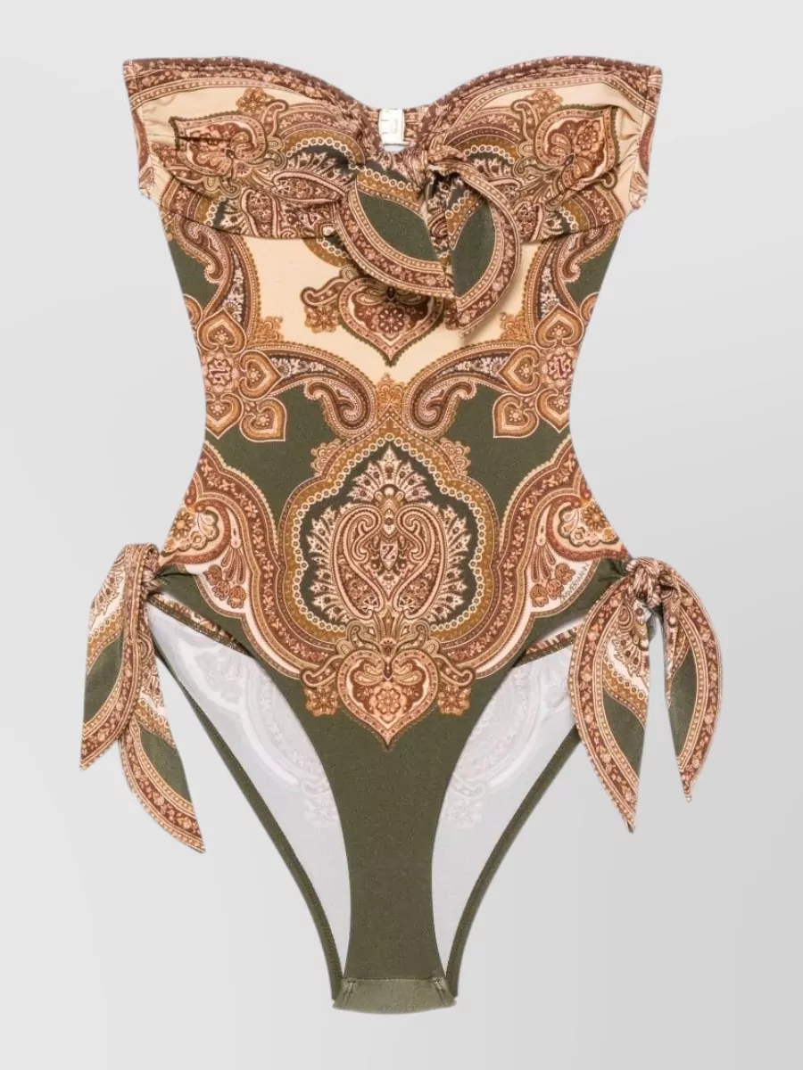Zimmermann mahon scarf tie swimsuit