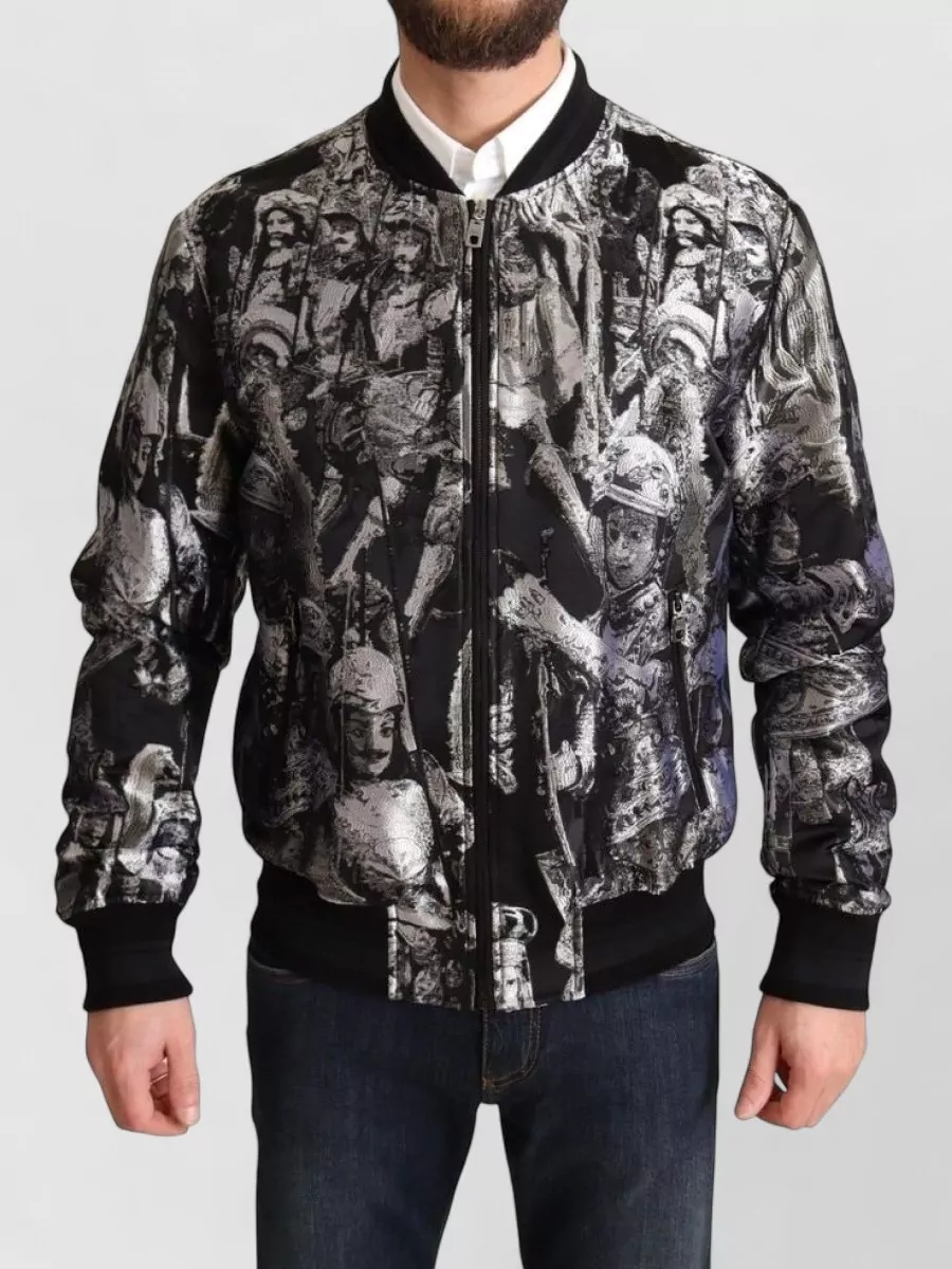 Dolce&Gabbana printed bomber jacket