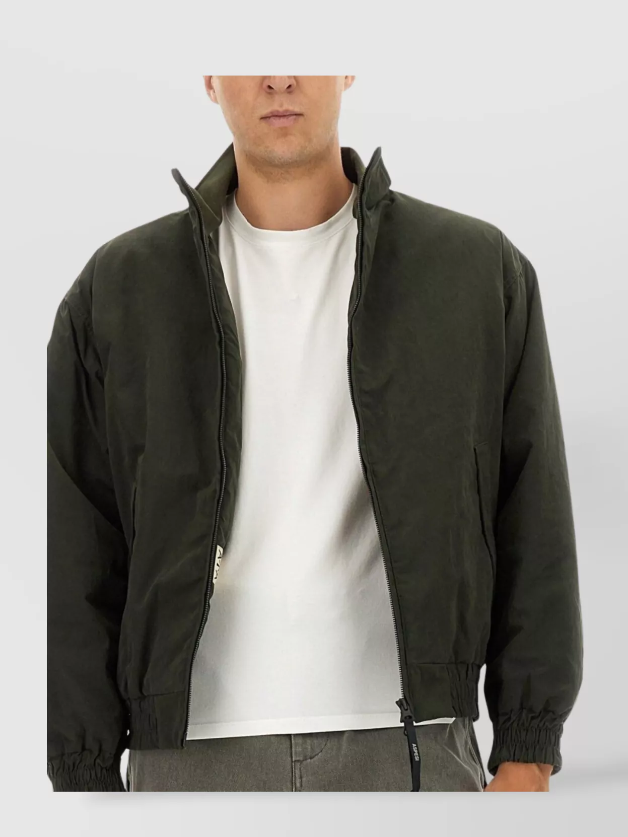 Aspesi Versatile High Collar Jacket Pockets