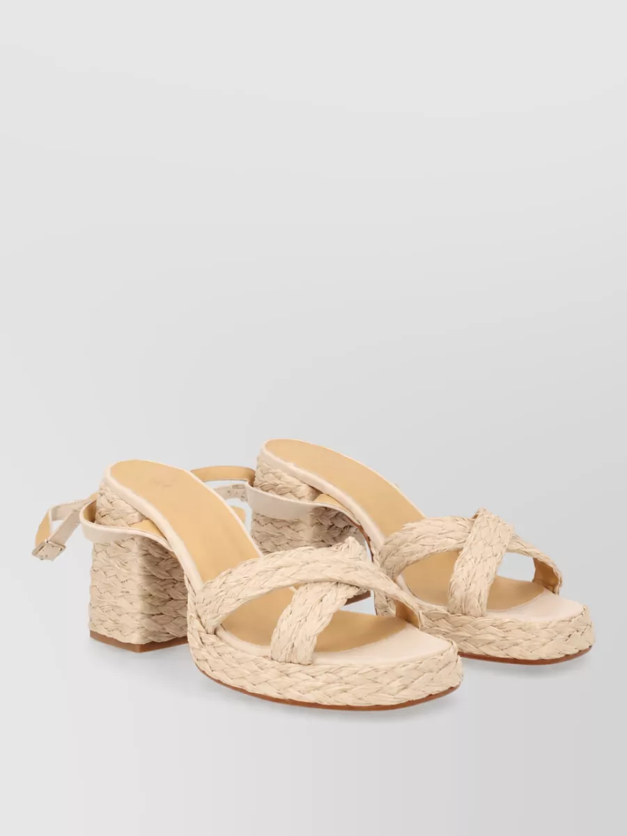 Castaner Raffia Sandals