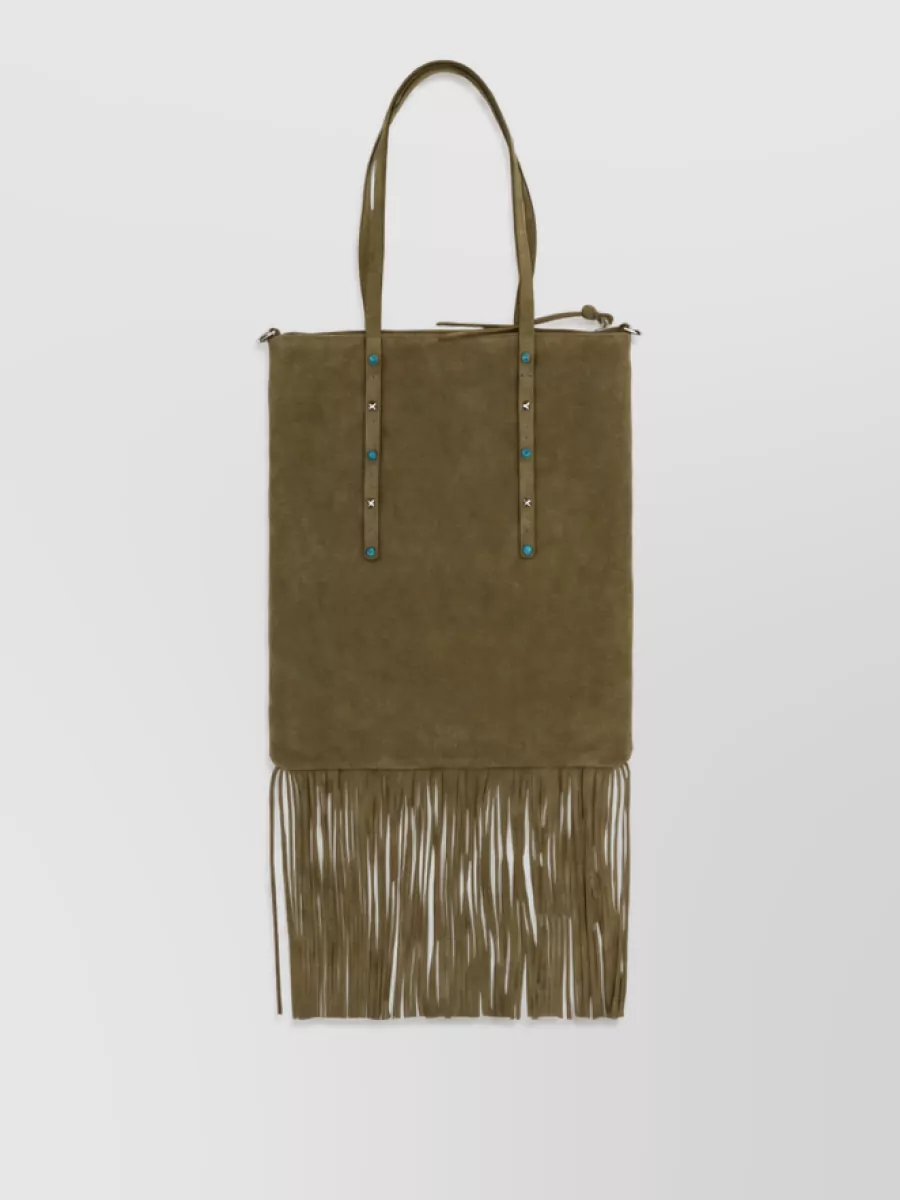 Pinko Aika Calf Leather Tote Bag