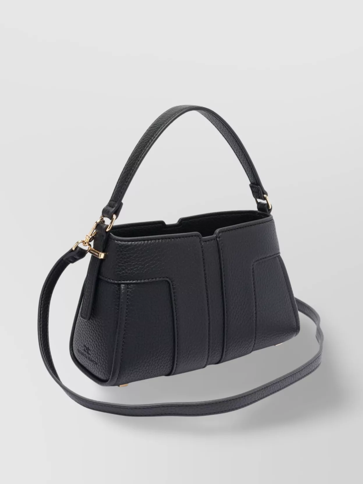 ELISABETTA FRANCHI TEXTURED TOP HANDLE TOTE BAG
