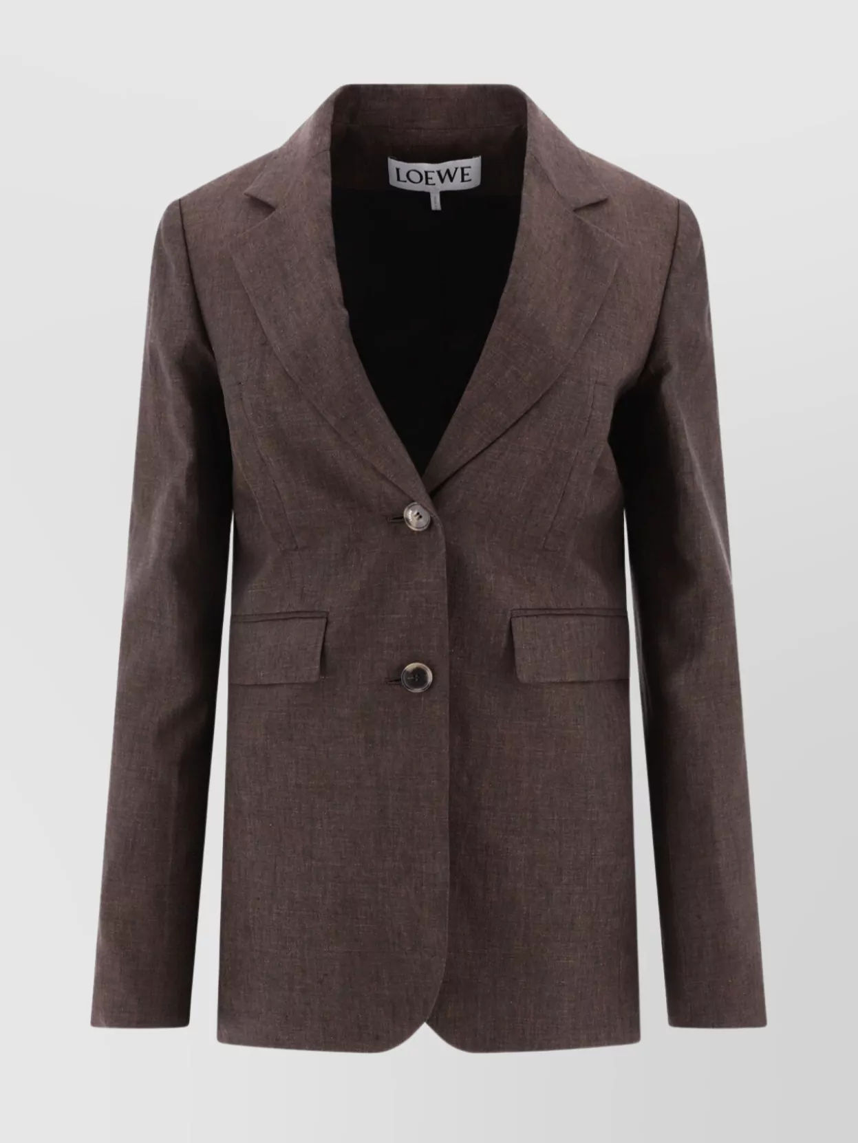 Loewe Tailored Linen Jacket Flap Pockets