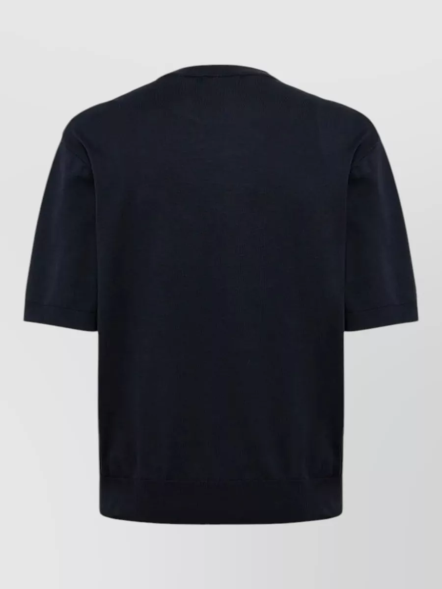 Laneus Knitted Cotton Jumper