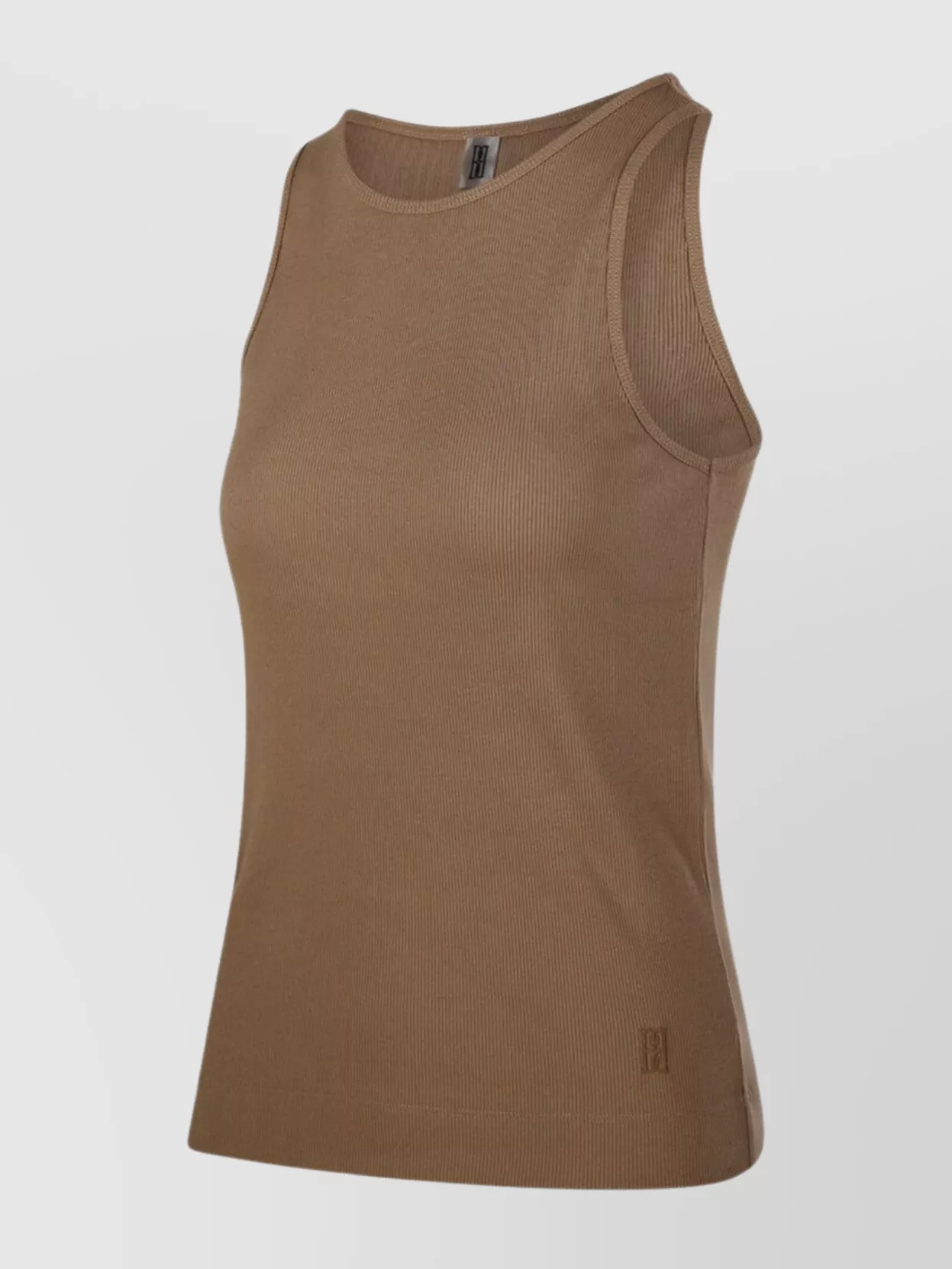 Shop By Malene Birger Ribbed Round Neck Sleeveless Top