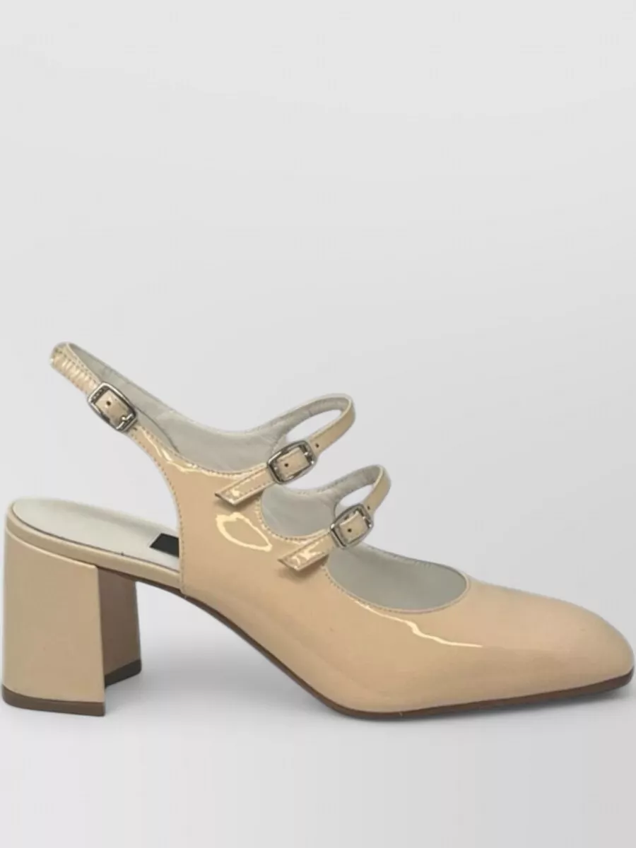 Carel Paris Patent leather slingback pumps