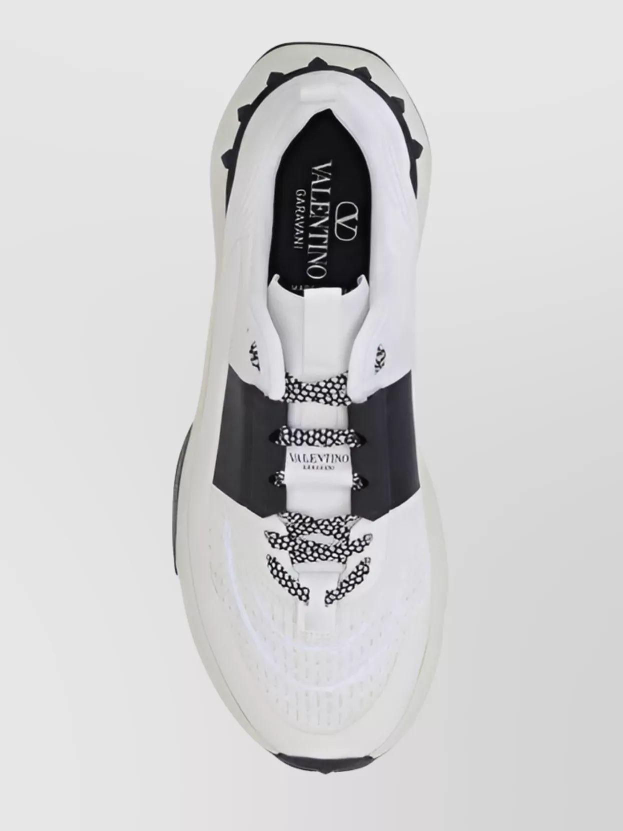 Valentino Garavani Chunky Sole Sneakers Mesh Panels