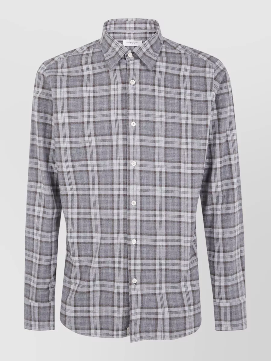 Tintoria Mattei checked shirt