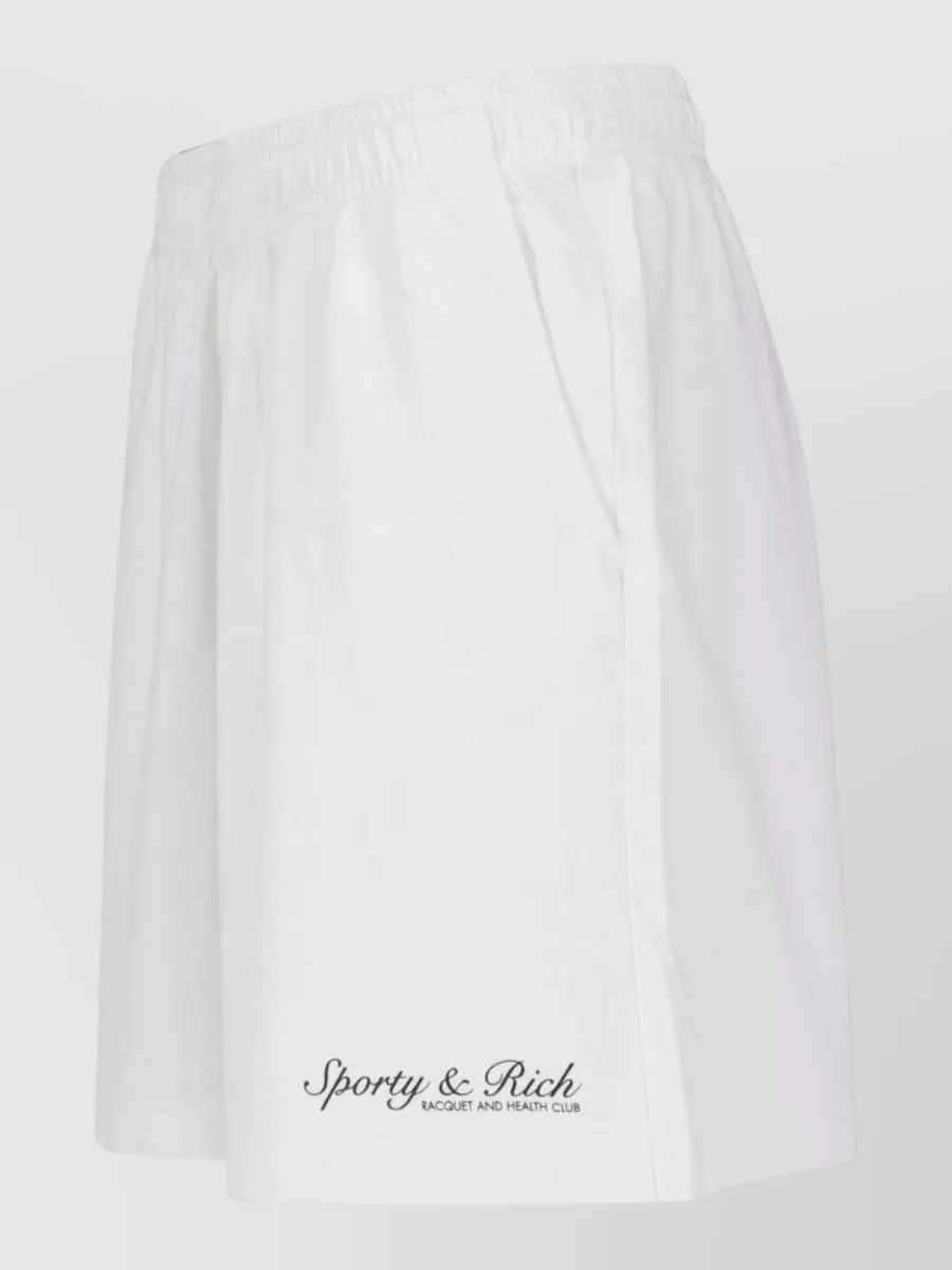 Sporty & Rich Straight Knee-Length Shorts