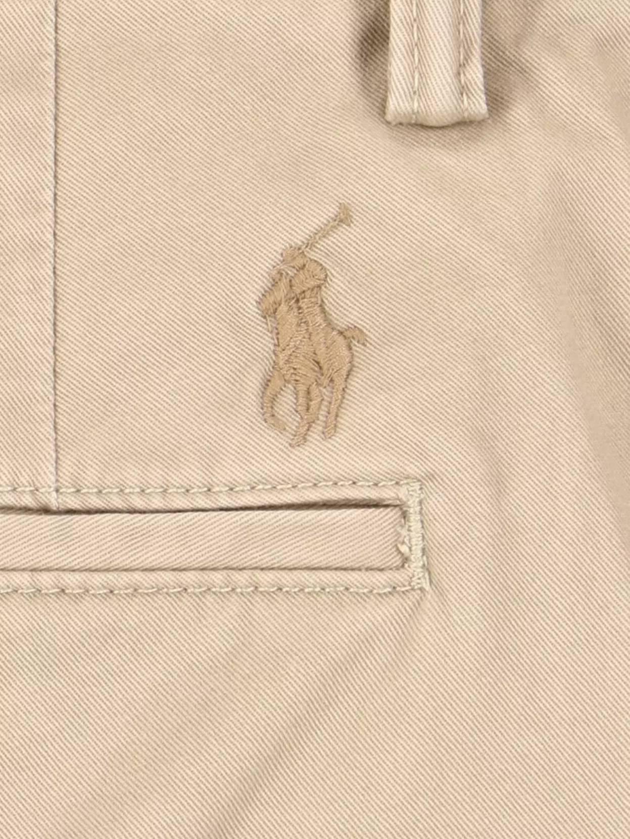 Polo Ralph Lauren Straight Cut Shorts With Back Pockets And Belt Loops