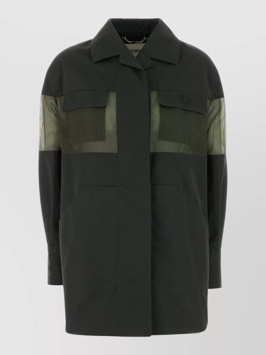 Fendi single breasted coat