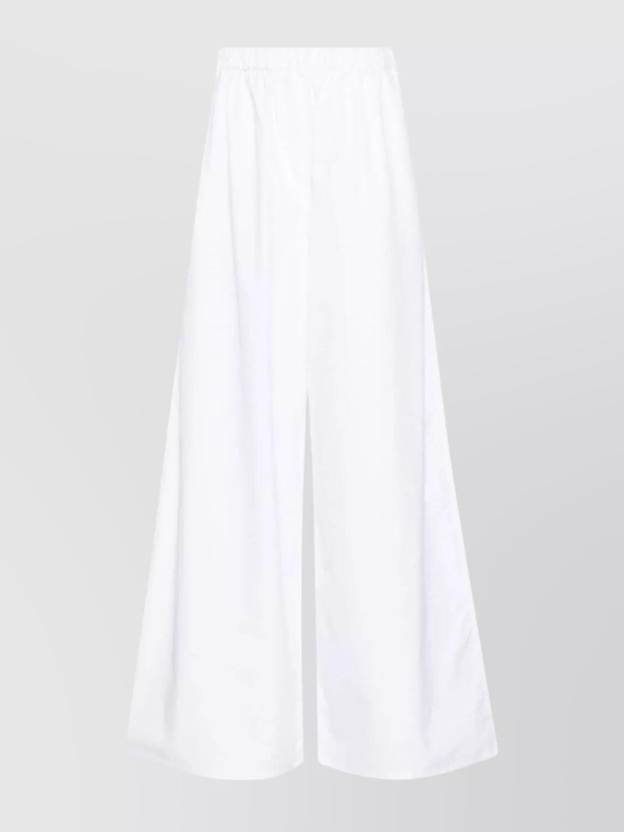 Max Mara High Waist Palazzo Cotton Trousers