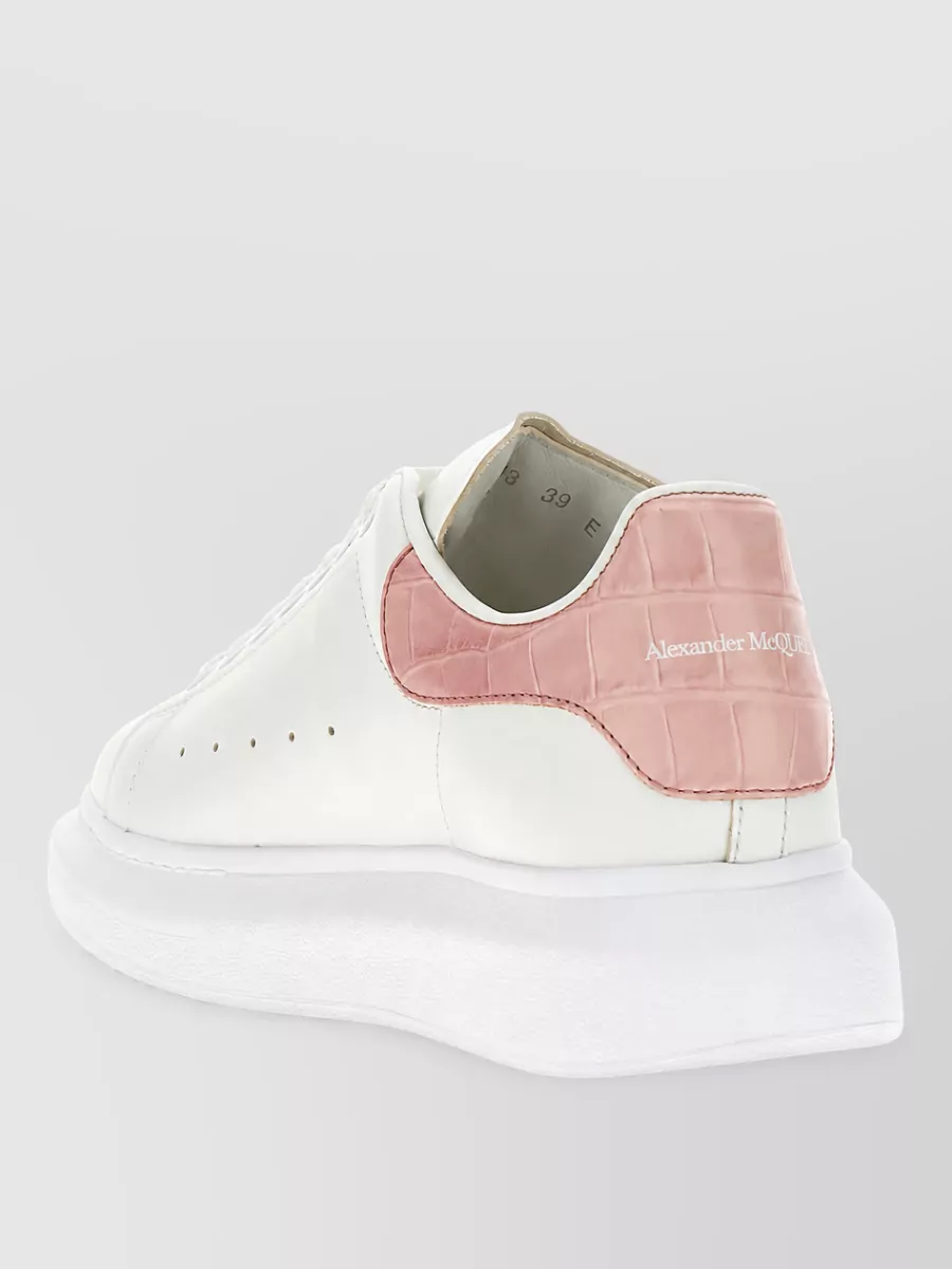 Mc Queen Leather low-top sneakers
