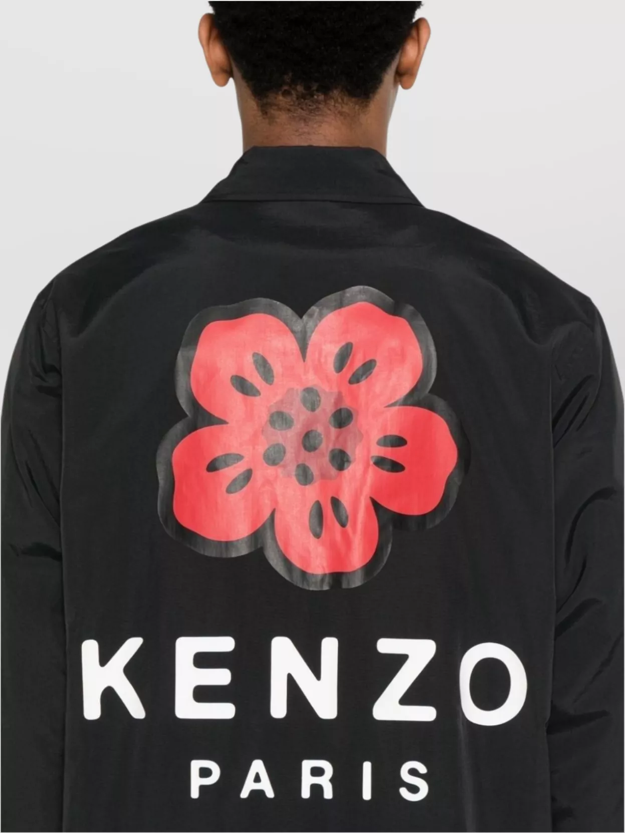 Kenzo Flower Motif Nylon Overshirt