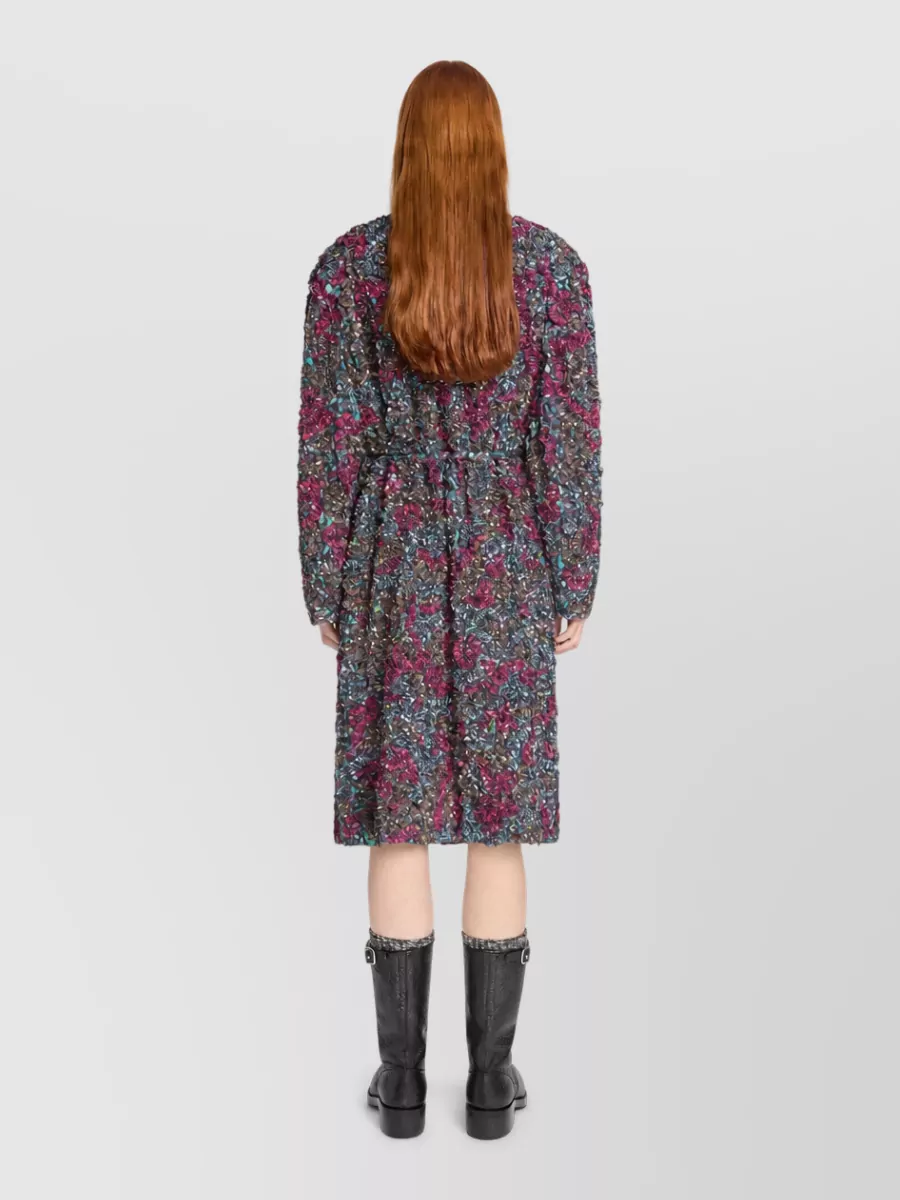 Dries Van Noten Printed Viscose Midi Dress