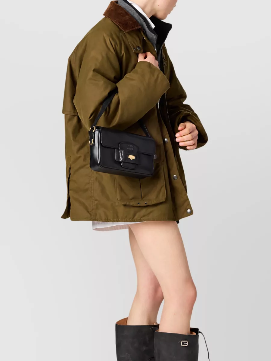 Miu Miu Matelassé Leather Clutch Bag