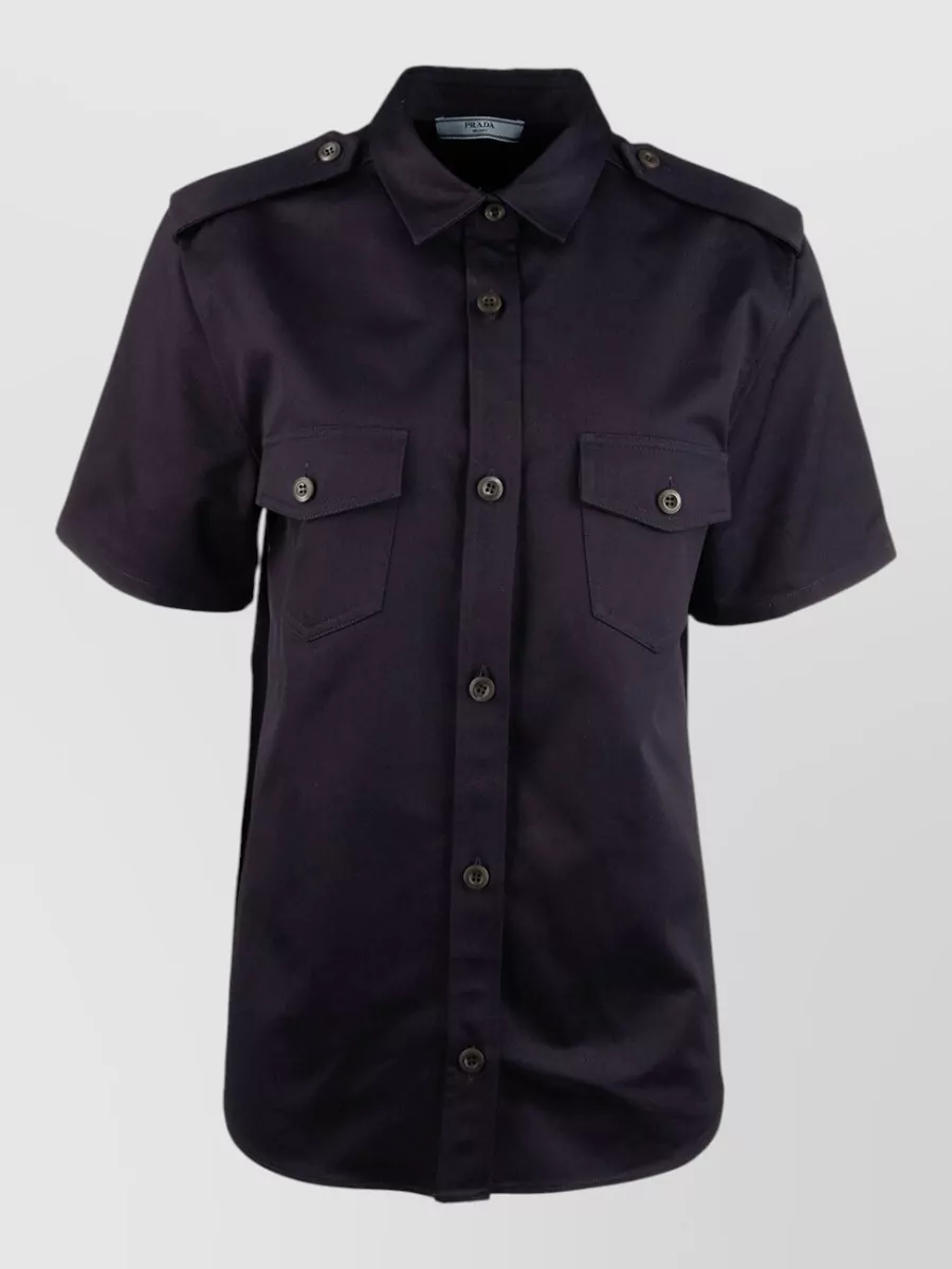 Prada Cotton Fitted Jacket