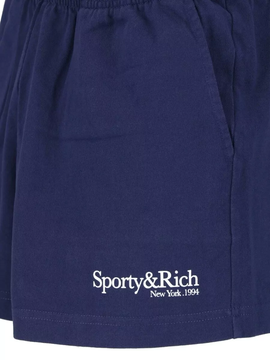 Sporty & Rich Straight Knee-Length Shorts