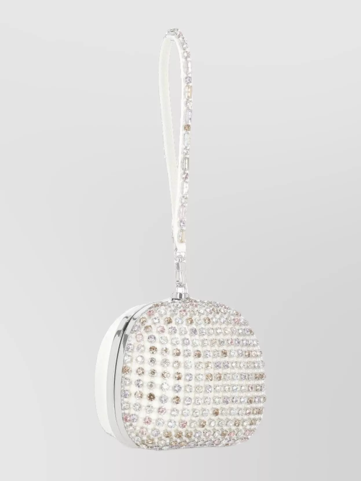 Self-Portrait Strass Detail Clutch Bag With Chain Strap