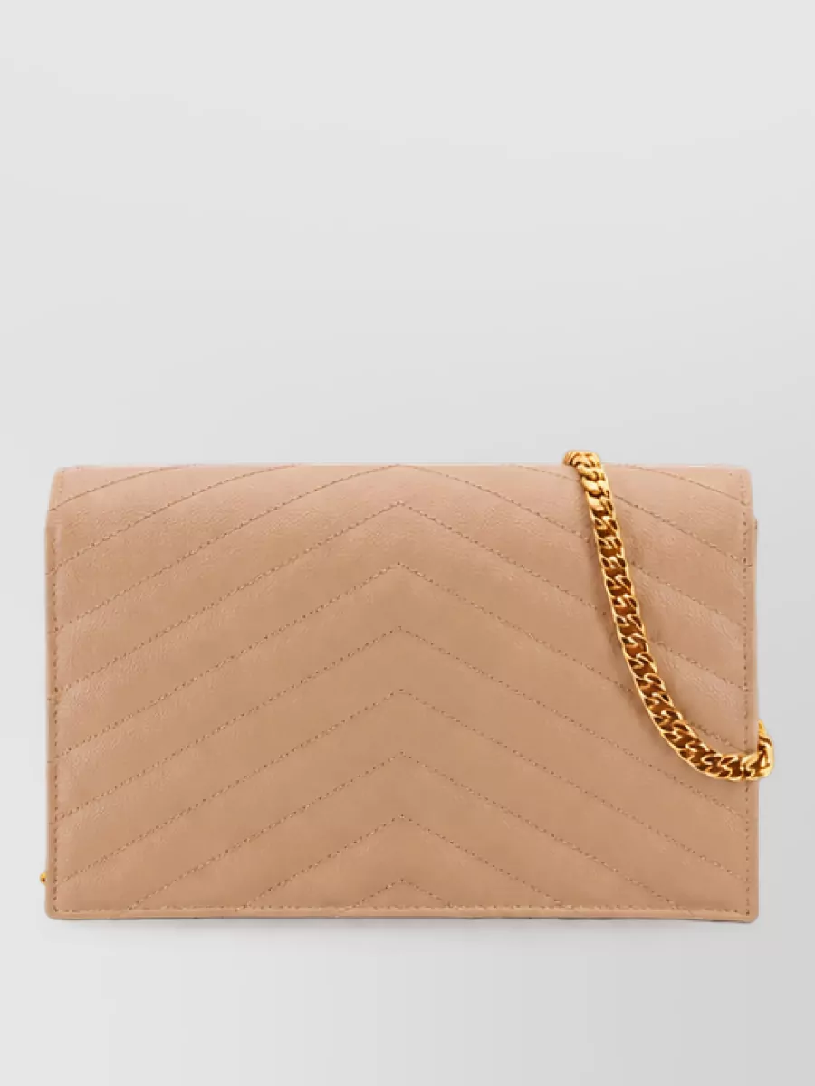 Saint Laurent Cassandre Calfskin Quilted Shoulder Bag