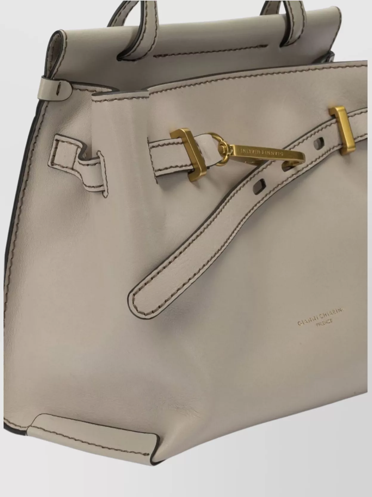 Gianni Chiarini Stylish Crossbody Bag Top Handles In Gray