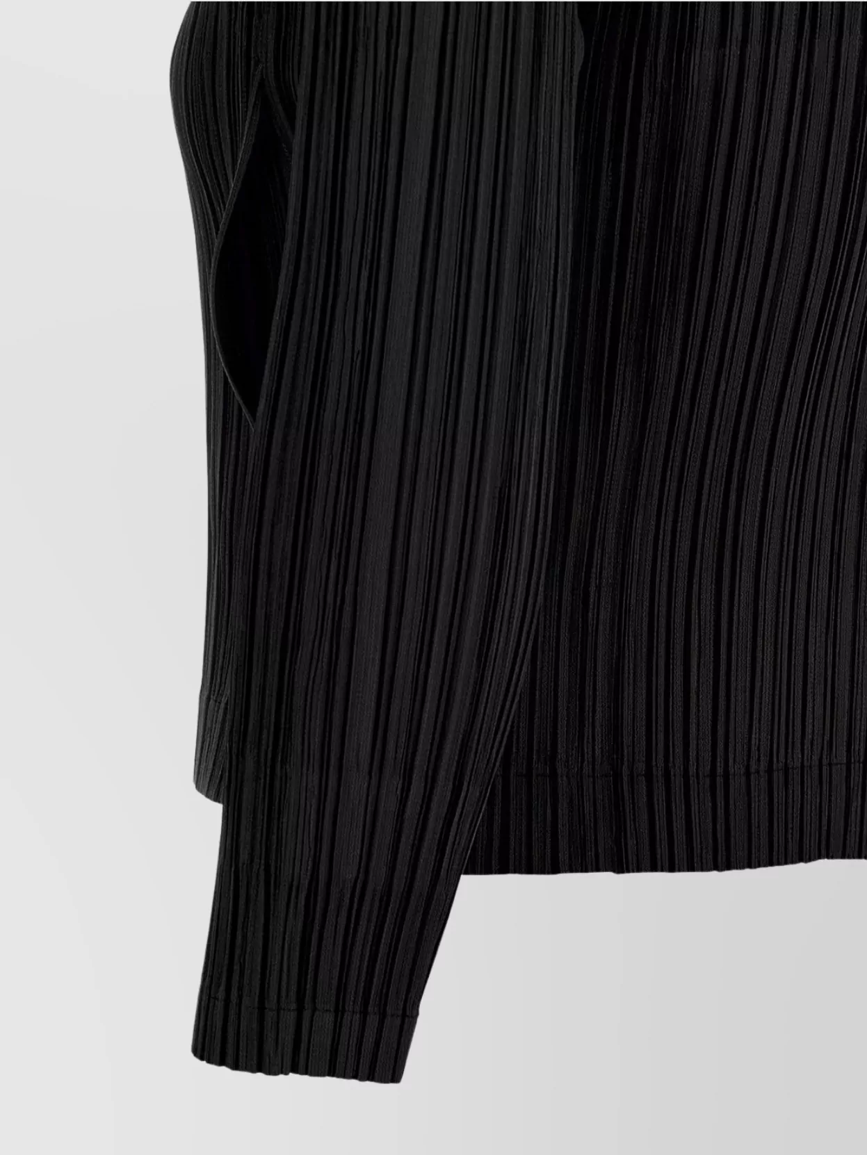 Pleats Please Issey Miyake August Knit Cardigan Crew Neck