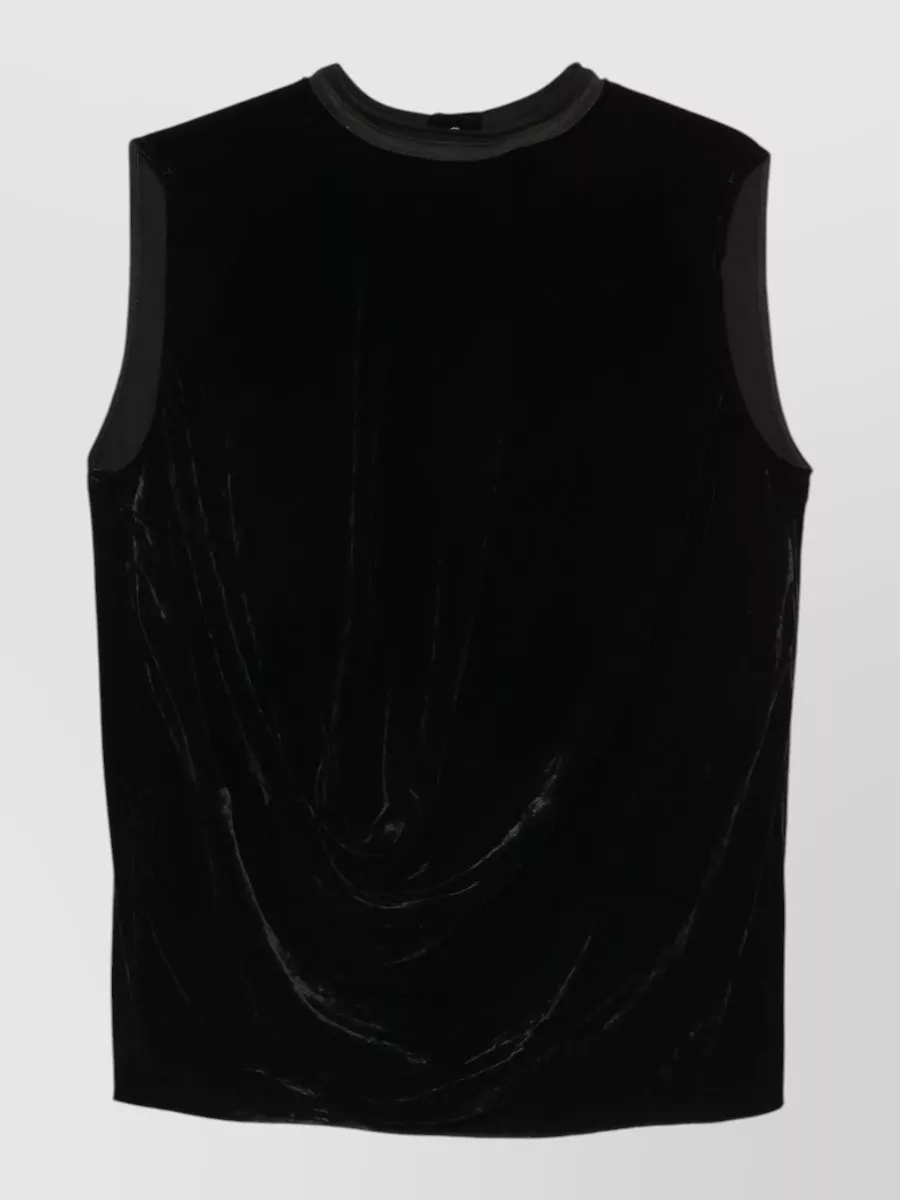 Rick Owens Velvet sleeveless top