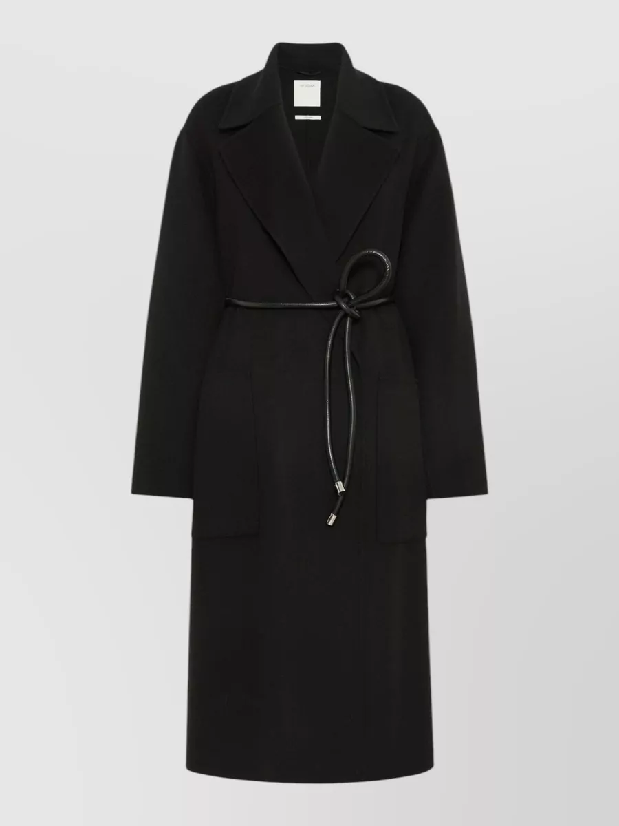 Sportmax wool oversized double-breasted coat
