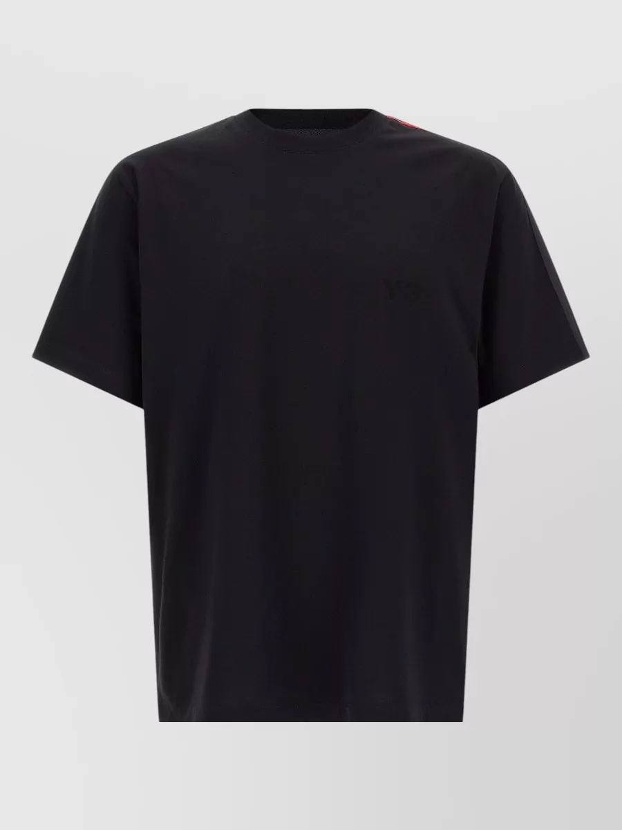 Y-3 cotton gradient striped oversized short-sleeve t-shirt