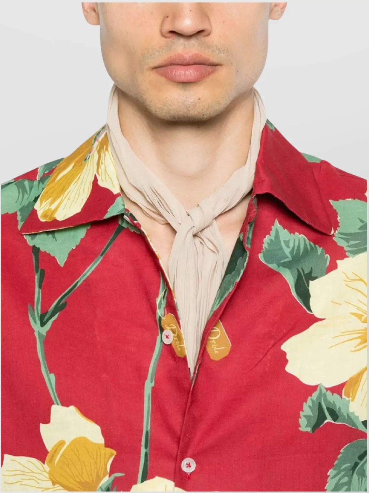 Drôle De Monsieur Luciano Floral Print Short Sleeves Shirt