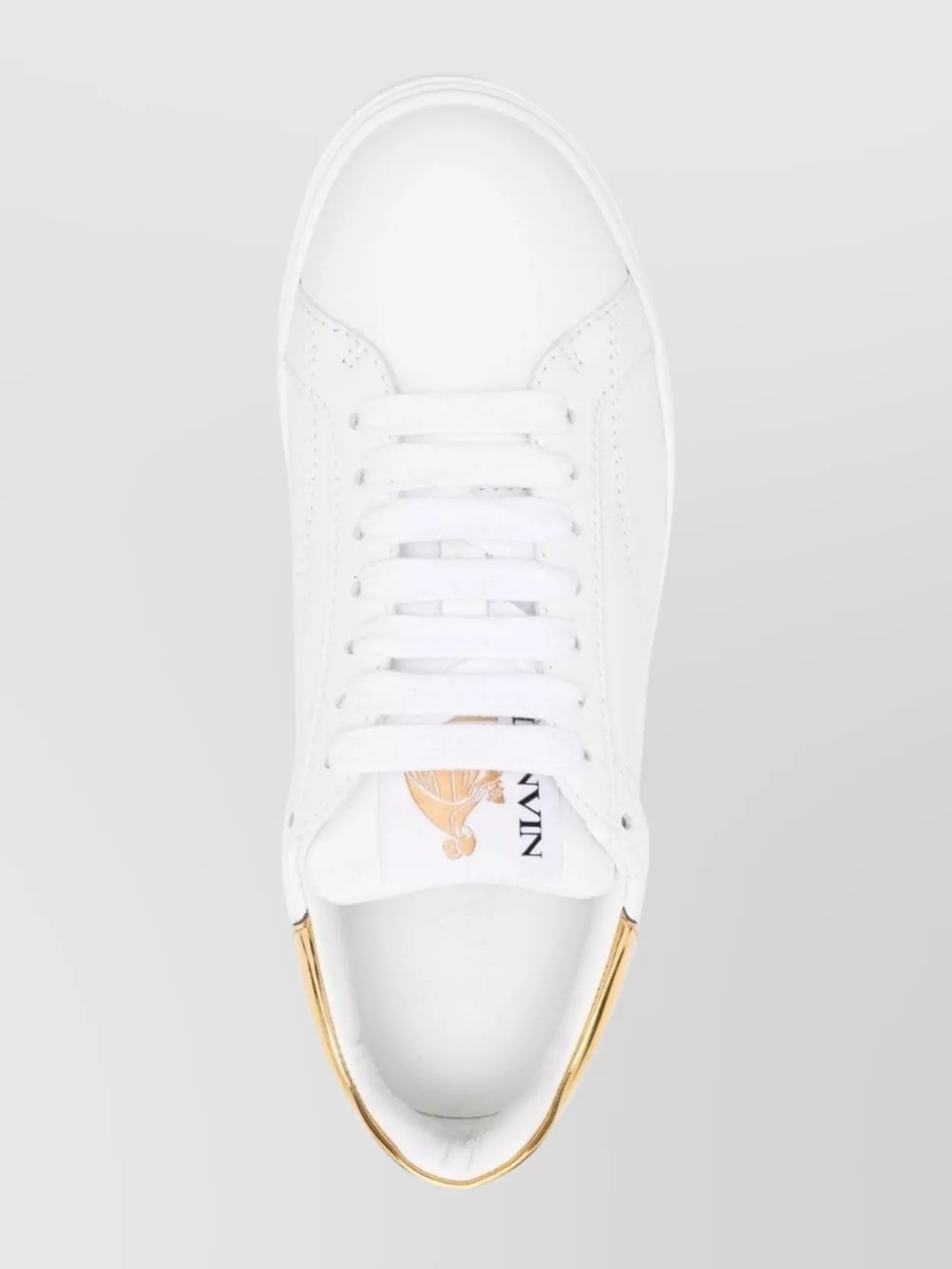 Lanvin Low-Top Sneakers Gold-Tone Detail