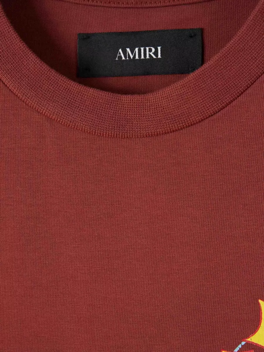 Amiri Printed Cotton Short-Sleeve T-Shirt