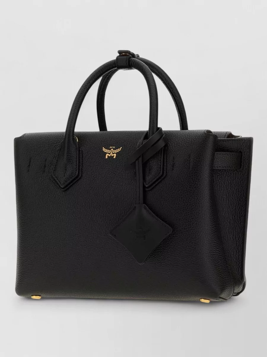 Mcm Milla Small Leather Tote Bag