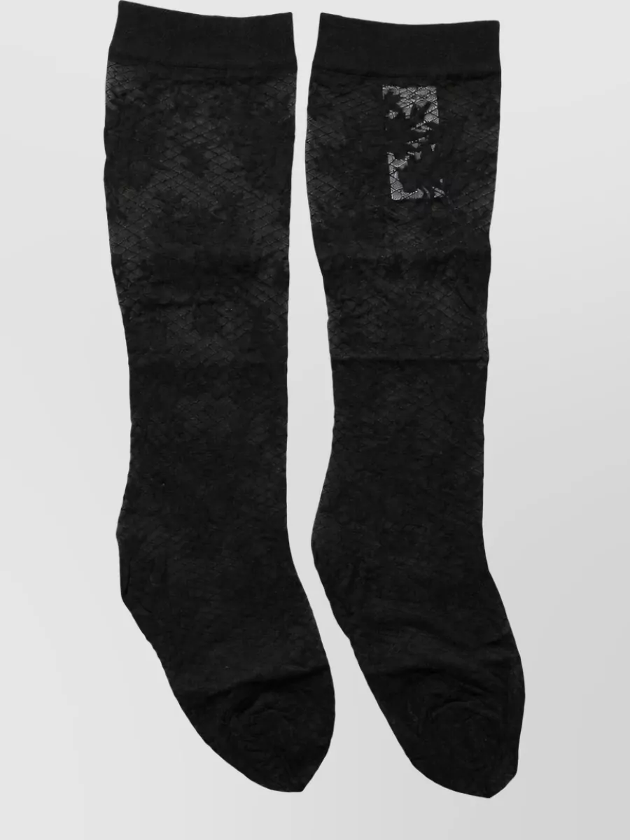 Dolce&Gabbana floral lace stockings